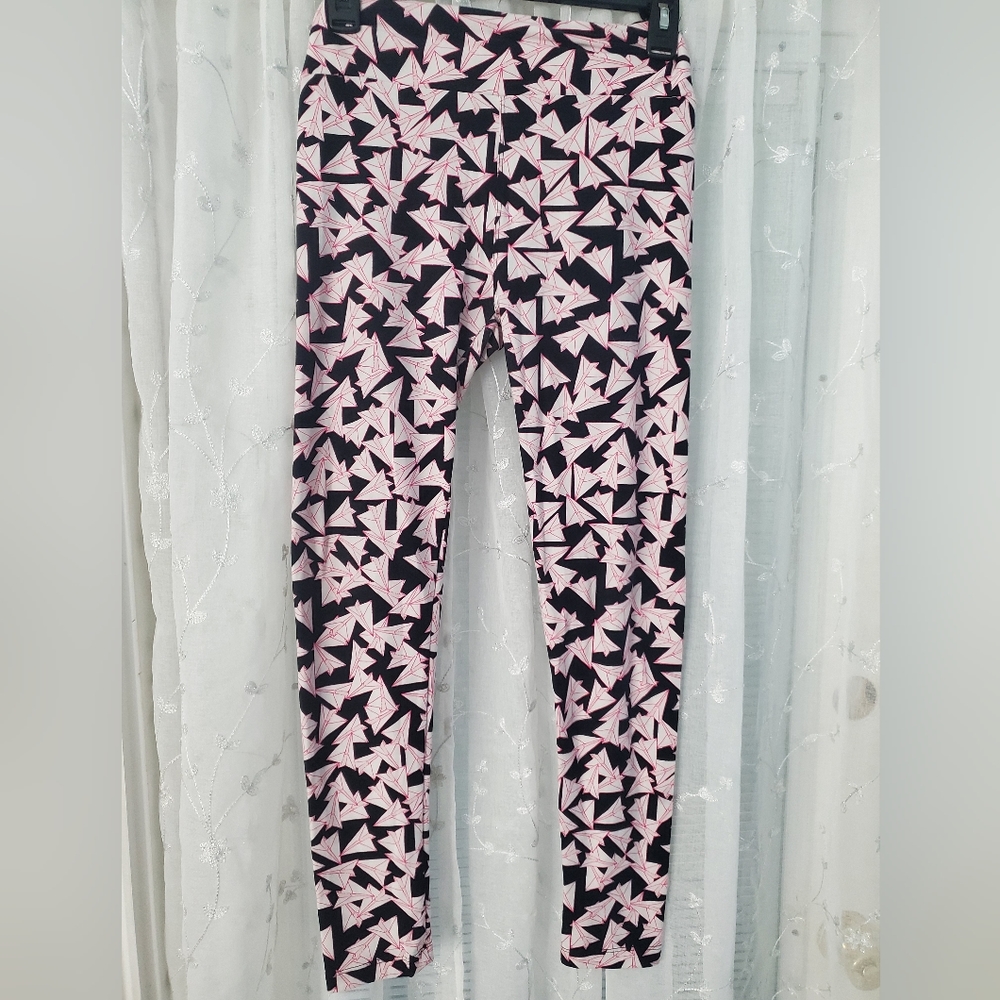 Lularoe paper airplane leggings